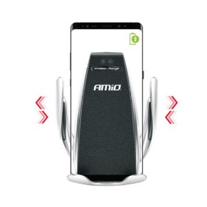 ΒΑΣΗ ΚΙΝΗΤΟΥ ΑΕΡΑΓΩΓΟΥ PHW-01 ΜΕ ΑΣΥΡΜΑΤΟ ΦΟΡΤΙΣΤΗ 5V 2A ΓΙΑ ΚΙΝΗΤΑ ΜΕ ΕΠΑΓΩΓΙΚΗ ΦΟΡΤΙΣΗ AMiO – 1 ΤΕΜ.