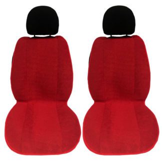 Πλατοκαθίσματα Αυτοκινήτου Πετσετέ Super Fresh Κόκκινα 2 Τεμάχια