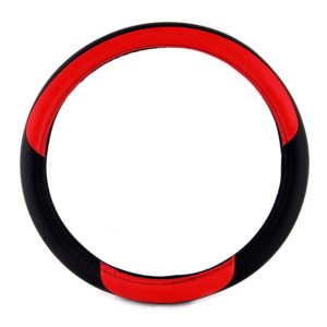 ΚΑΛΥΜΜΑ ΤΙΜΟΝΙΟΥ 36cm ΔΕΡΜΑ – ΜΑΥΡΟ/ΚΟΚΚΙΝΟ