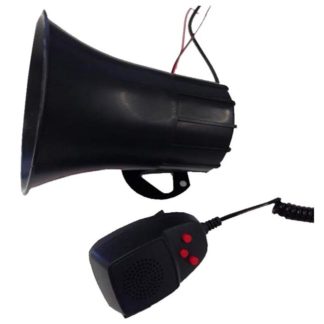 Κόρνα Αστυνομίας Με 3 Ήχους Και Μικρόφωνο 50Watt 1Τμχ