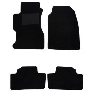 Μοκέτες Αυτοκινήτου Συμβατές Με Honda CRV III 2007+ Μαύρες 4Τμχ
