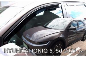 HYUNDAI IONIQ 5D 2021+  ΣΕΤ ΑΝΕΜΟΘΡΑΥΣΤΕΣ ΑΥΤΟΚΙΝΗΤΟΥ ΑΠΟ ΕΥΚΑΜΠΤΟ ΦΙΜΕ ΠΛΑΣΤΙΚΟ HEKO – 4 ΤΕΜ.