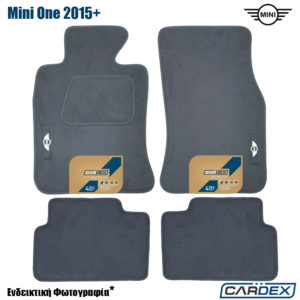 Πατάκια Αυτοκινήτου Mini One (2015+) Μαρκέ μοκέτα Velourtec™ 4τμχ της Cardex