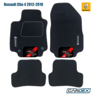Πατάκια Αυτοκινήτου Renault Clio 4 2012-2019 Μαρκέ μοκέτα Eco-Line 4τμχ της Cardex