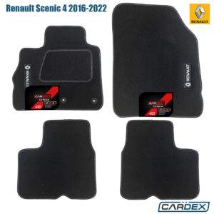 Πατάκια Αυτοκινήτου Renault Scenic 4 2016-2022 Μαρκέ μοκέτα Eco-Line 4τμχ της Cardex