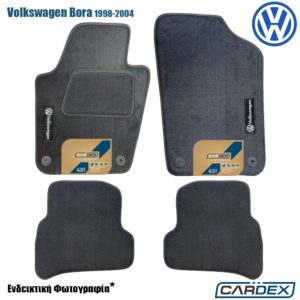 Πατάκια Αυτοκινήτου Volkswagen Bora 1998-2004 Μαρκέ μοκέτα Velourtec™ 4τμχ της Cardex