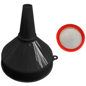 Χωνί Πλαστικό Μαύρο Φ20 Με Κόκκινο Φίλτρο 1Τμχ