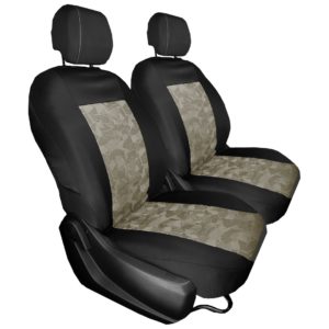 ΗΜΙΚΑΛΥΜΜΑΤΑ ΜΠΡΟΣΤΑ ΚΑΘΙΣΜΑΤΩΝ ΜΑΥΡΟ/ΜΠΕΖ ΜΟΤΙΒΟ (VELCRO ΣΤΑ ΠΡΟΣΚΕΦΑΛΑ) – 2 ΤΕΜ.