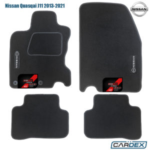 Nissan Qashqai 2013-2021 J11 – Μαρκέ Πατάκια Αυτοκινήτου μοκέτα Eco-Line 4τμχ της Cardex