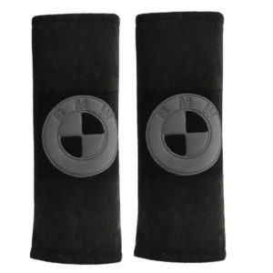 BMW ΜΑΞΙΛΑΡΑΚΙΑ ΓΙΑ ΖΩΝΗ ΑΣΦΑΛΕΙΑΣ 21 X 7,5 cm ΣΕ ΜΑΥΡΟ ΧΡΩΜΑ ΜΕ ΓΚΡΙ LOGO – 2 ΤΕΜ.