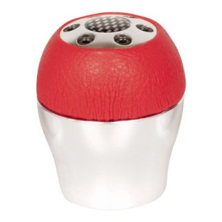 ΠΟΜΟΛΟ ΔΕΡΜΑΤΙΝΟ OPEL 6033-5 - ΑΣΗΜΙ/ΚΟΚΚΙΝΟ