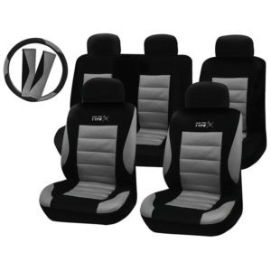 ΚΑΛΥΜΜΑΤΑ ΣΕΤ ΔΙΑΙΡΟΥΜΕΝΑ TYPE X (3 ΣΕ 1) 14 ΤΜΧ – ΜΑΥΡΟ/ΓΚΡΙ