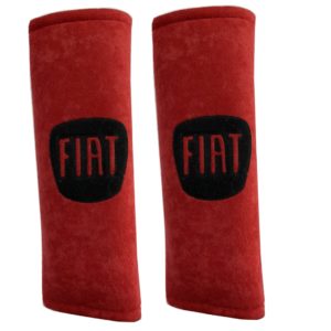 FIAT​ ​ΜΑΞΙΛΑΡΑΚΙΑ ΓΙΑ ΖΩΝΗ ΑΣΦΑΛΕΙΑΣ 21 X 7,5 cm ΣΕ ΚΟΚΚΙΝΟ ΧΡΩΜΑ ΜΕ ΜΑΥΡΟ LOGO – 2 ΤΕΜ.