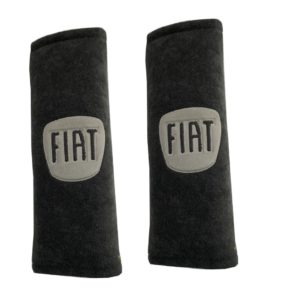 FIAT ΜΑΞΙΛΑΡΑΚΙΑ ΓΙΑ ΖΩΝΗ ΑΣΦΑΛΕΙΑΣ 21 X 7,5 cm ΣΕ ΜΑΥΡΟ ΧΡΩΜΑ ΜΕ ΓΚΡΙ LOGO – 2 ΤΕΜ.