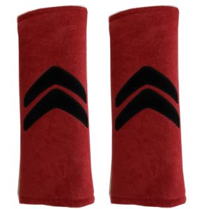 CITROEN ​ΜΑΞΙΛΑΡΑΚΙΑ ΓΙΑ ΖΩΝΗ ΑΣΦΑΛΕΙΑΣ 21 X 7,5 cm ΣΕ ΚΟΚΚΙΝΟ ΧΡΩΜΑ ΜΕ ΜΑΥΡΟ LOGO – 2 ΤΕΜ.