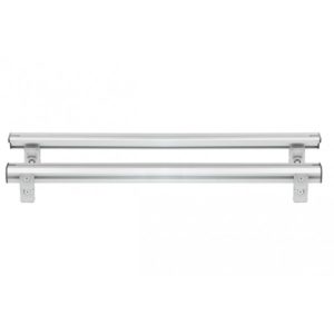 ΒΑΣΕΙΣ ΣΤΗΡΙΞΗΣ ΑΛΟΥΜΙΝΙΟΥ TBR FIXING PROFILE KIT XL 146,6 cm ΣΕ ΑΣΗΜΙ ΧΡΩΜΑ ΜΕ ΥΠΟΔΟΧΕΣ T-SYSTEM ΓΙΑ ΜΠΑΡΕΣ TBR ΚΑΡΟΤΣΑΣ ΣΕ PICKUP ΚΑΙ ΑΓΡΟΤΙΚΑ ΟΧΗΜΑΤΑ MENABO – 2 ΤΕΜ.