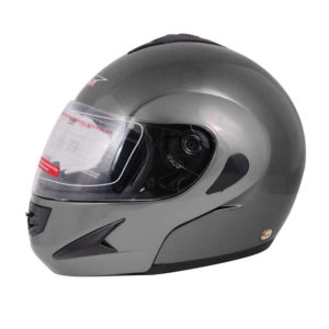 ΚΡΑΝΟΣ FULL FACE FLIP UP V200 LARGE – ΓΚΡΙ