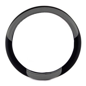 ΚΑΛΥΜΜΑ ΤΙΜΟΝΙΟΥ 36cm ΔΕΡΜΑ – ΜΑΥΡΟ/ΓΚΡΙ