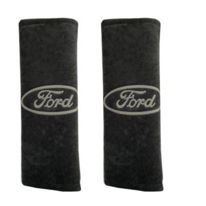 FORD ΜΑΞΙΛΑΡΑΚΙΑ ΓΙΑ ΖΩΝΗ ΑΣΦΑΛΕΙΑΣ 21 X 7,5 cm ΣΕ ΜΑΥΡΟ ΧΡΩΜΑ ΜΕ ΓΚΡΙ LOGO – 2 ΤΕΜ.