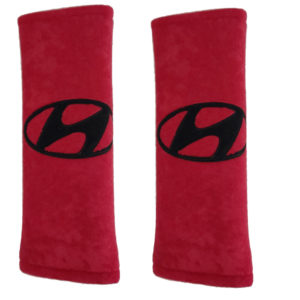 HYUNDAI ΜΑΞΙΛΑΡΑΚΙΑ ΓΙΑ ΖΩΝΗ ΑΣΦΑΛΕΙΑΣ 21 X 7,5 cm ΣΕ ΚΟΚΚΙΝΟ ΧΡΩΜΑ ΜΕ ΜΑΥΡΟ LOGO – 2 ΤΕΜ.