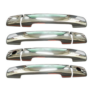 NISSAN NAVARA D40 06+ ΧΕΡΟΥΛΙΑ ΠΟΡΤΑΣ ΧΡΩΜΙΟ ΜΕΤΑΛΛΙΚΑ 4ΠΟΡΤΕΣ 4ΤΕΜ (ΔΙΠΛΗ ΤΡΥΠΑ)