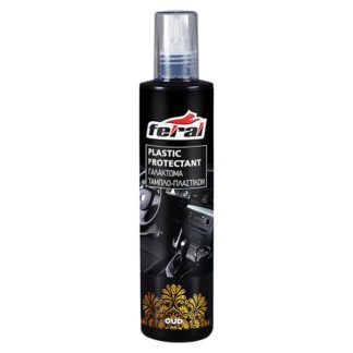 Γυαλιστικό Και Συντηρητικό Γαλάκτωμα Πλαστικών Feral Με Άρωμα Oud 300ml