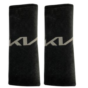 ΚΙΑ ΜΑΞΙΛΑΡΑΚΙΑ ΓΙΑ ΖΩΝΗ ΑΣΦΑΛΕΙΑΣ 21 X 7,5 cm ΣΕ ΜΑΥΡΟ ΧΡΩΜΑ ΜΕ ΓΚΡΙ LOGO – 2 ΤΕΜ.