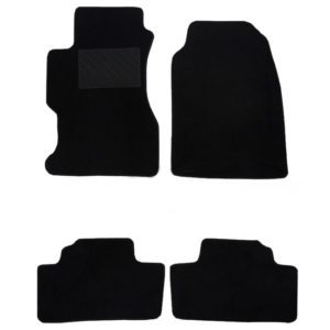 Μοκέτες Αυτοκινήτου Συμβατές Με Audi A4 2001+ Μαύρες 4Τμχ