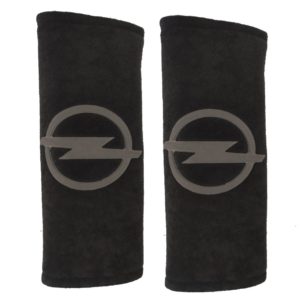 OPEL ΜΑΞΙΛΑΡΑΚΙΑ ΓΙΑ ΖΩΝΗ ΑΣΦΑΛΕΙΑΣ 21 X 7,5 cm ΣΕ ΜΑΥΡΟ ΧΡΩΜΑ ΜΕ ΓΚΡΙ LOGO – 2 ΤΕΜ.