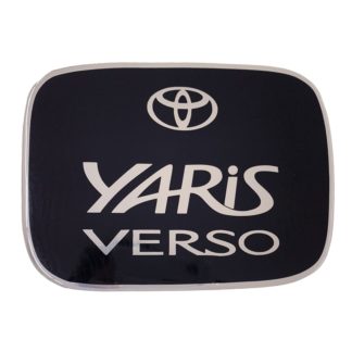 TOYOTA YARIS VERSO 5D 1999-2006 ΑΥΤΟΚΟΛΛΗΤΟ ΤΑΠΑΣ ΡΕΖΕΡΒΟΥΑΡ 19 Χ 14,7 cm ΜΑΥΡΟ/ΧΡΩΜΙΟ ΜΕ ΕΠΙΚΑΛΥΨΗ ΕΠΟΞΕΙΔΙΚΗΣ ΡΥΤΙΝΗΣ (ΥΓΡΟ ΓΥΑΛΙ) - 1 ΤΕΜ.