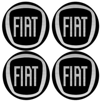 Αυτοκόλλητα Ζαντών Σμάλτο Fiat 60mm 4Τμχ