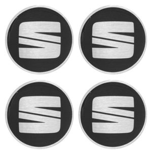 Αυτοκόλλητα Ζαντών Σμάλτο Seat 60mm 4Τμχ