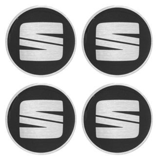 Αυτοκόλλητα Ζαντών Σμάλτο Seat 60mm 4Τμχ
