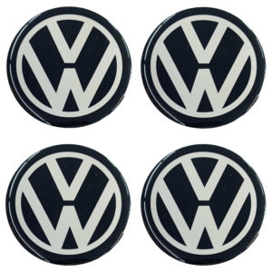 Αυτοκόλλητα Ζαντών Σμάλτο VW 60mm 4Τμχ