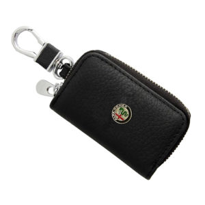 Μπρελόκ Δερμάτινο Με Κλειδοθήκη Alfa Romeo