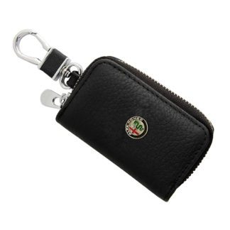 Μπρελόκ Δερμάτινο Με Κλειδοθήκη Alfa Romeo
