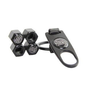 Καπάκια Βαλβίδων Αυτοκινήτου Με Μπρελόκ Volvo 5 Τεμάχια