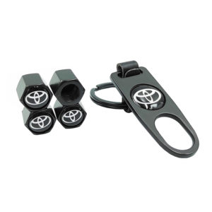 Καπάκια Βαλβίδων Αυτοκινήτου Με Μπρελόκ Toyota 5 Τεμάχια