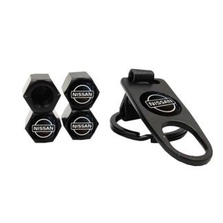 Καπάκια Βαλβίδων Αυτοκινήτου Με Μπρελόκ Nissan 5 Τεμάχια