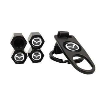 Καπάκια Βαλβίδων Αυτοκινήτου Με Μπρελόκ Mazda 5 Τεμάχια