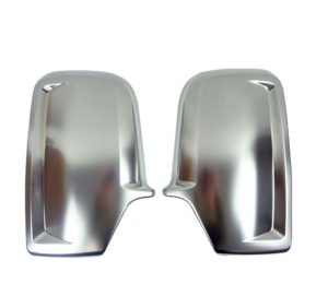 MERCEDES SPRINTER VAN W 906 2006+VW CRAFTER VAN 2006-2017  ΚΑΠΑΚΙΑ ΚΑΘΡΕΦΤΩΝ ΧΡΩΜΙΟΥ ΣΑΤΙΝΕ 2 ΤΕΜ. ΠΛΑΣΤΙΚΑ