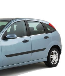 FORD FOCUS 5D HB/SEDAN 98-05 TRIM ΠΑΡΑΘΥΡΩΝ ΑΝΟΞΕΙΔΩΤΟ ΑΤΣΑΛΙ ΧΡΩΜΙΟ ​S-DIZAYN – 4 TEM.