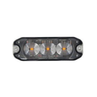 ΣΤΡΟΜΠΟ ΠΟΡΤΟΚΑΛΙ 12/24V 3 LED 4 ΧΡΗΣΕΩΝ ΑΔΙΑΒΡΟΧΟ IP67 (ΠΑΧΟΣ: 7mm) 88x30mm LAMPA - 1 TEM.