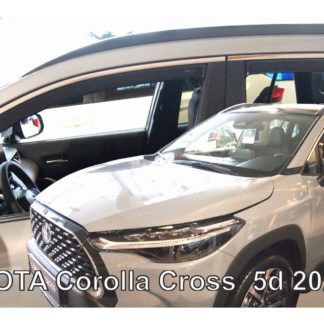 TOYOTA COROLLA CROSS 5D 2020+ ΑΝΕΜΟΘΡΑΥΣΤΕΣ ΣΕΤ ΑΥΤΟΚΙΝΗΤΟΥ ΑΠΟ ΕΥΚΑΜΠΤΟ ΦΙΜΕ ΠΛΑΣΤΙΚΟ HEKO - 4 ΤΕΜ.