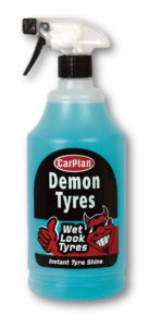 ΥΓΡΟ ΓΥΑΛΙΣΜΑΤΟΣ ΕΛΑΣΤΙΚΩΝ ΧΩΡΙΣ ΣΙΛΙΚΟΝΗ/ ΧΩΡΙΣ ΣΚΟΥΠΙΣΜΑ ΣΕ ΣΠΡΕΙ CARPLAN DEMON TYRES 1LT