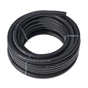 ΣΩΛΗΝΑΚΙ ΜΑΥΡΟ ΛΑΣΤΙΧΕΝΙΟ Φ 8mm – ΤΡΙΠΛΗ ΣΤΡΩΣΗ – ΜΗΚΟΣ 10 m AMiO – 1 ΤΕΜ.