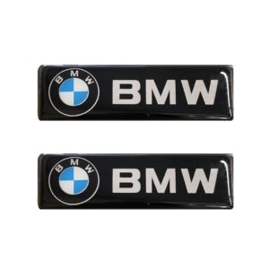 BMW ΣΗΜΑΤΑ ΒΙΔΩΤΑ 10 Χ 3 cm ΕΠΟΞΕΙΔΙΚΗΣ ΡΥΤΙΝΗΣ (ΥΓΡΟ ΓΥΑΛΙ) ΣΕ ΜΑΥΡΟ/ΧΡΩΜΙΟ ΓΙΑ ΠΑΤΑΚΙΑ – 2 ΤΕΜ.