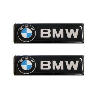 BMW ΣΗΜΑΤΑ ΒΙΔΩΤΑ 10 Χ 3 cm ΕΠΟΞΕΙΔΙΚΗΣ ΡΥΤΙΝΗΣ (ΥΓΡΟ ΓΥΑΛΙ) ΣΕ ΜΑΥΡΟ/ΧΡΩΜΙΟ ΓΙΑ ΠΑΤΑΚΙΑ - 2 ΤΕΜ.