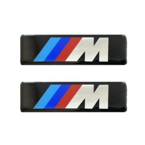 M (BMW) ΣΗΜΑΤΑ ΒΙΔΩΤΑ 10 Χ 3 cm ΕΠΟΞΕΙΔΙΚΗΣ ΡΥΤΙΝΗΣ (ΥΓΡΟ ΓΥΑΛΙ) ΣΕ ΜΑΥΡΟ/ΧΡΩΜΙΟ ΓΙΑ ΠΑΤΑΚΙΑ – 2 ΤΕΜ.