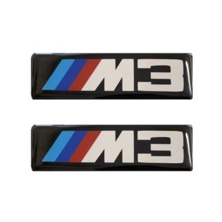 M3 (BMW) ΣΗΜΑΤΑ ΒΙΔΩΤΑ 10 Χ 3 cm ΕΠΟΞΕΙΔΙΚΗΣ ΡΥΤΙΝΗΣ (ΥΓΡΟ ΓΥΑΛΙ) ΣΕ ΜΑΥΡΟ/ΧΡΩΜΙΟ ΓΙΑ ΠΑΤΑΚΙΑ - 2 ΤΕΜ.